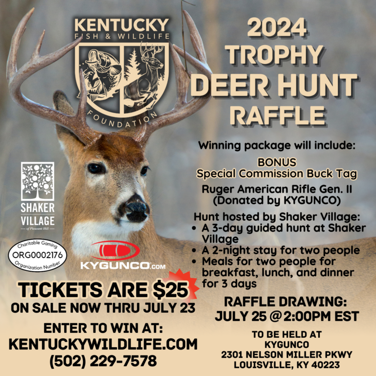 Hunting Raffles Deer Hunt Drawing Single Tickets - Kentucky Fish and Wildlife Foundation